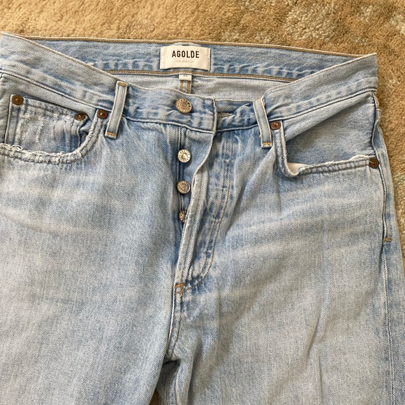 Agolde Riley distressed jeans - Picture 2 of 7